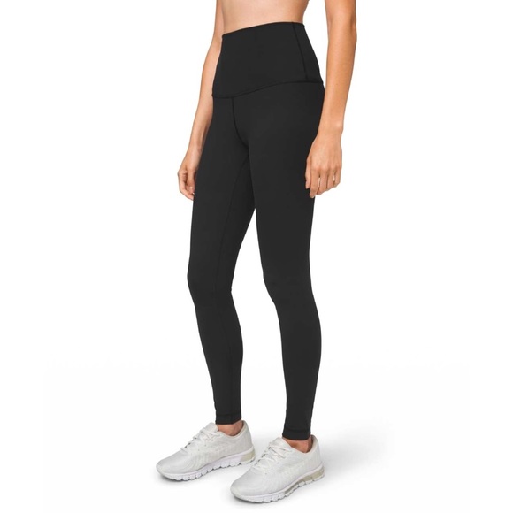 lululemon athletica Pants - Lululemon Wunder Under High-Rise Leggings 31" Black Luxtreme Sz 8